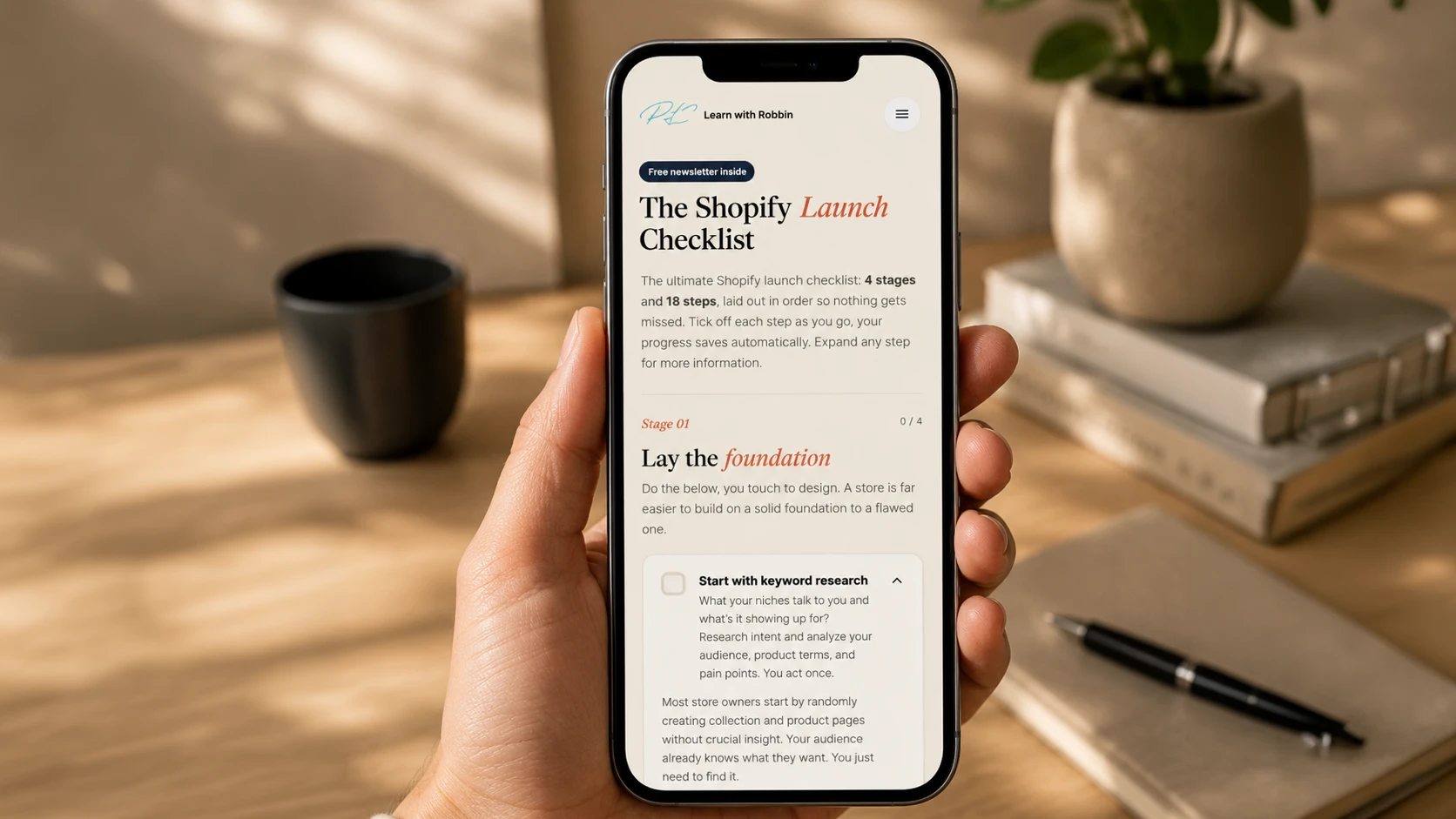 The Ultimate Shopify Launch Checklist